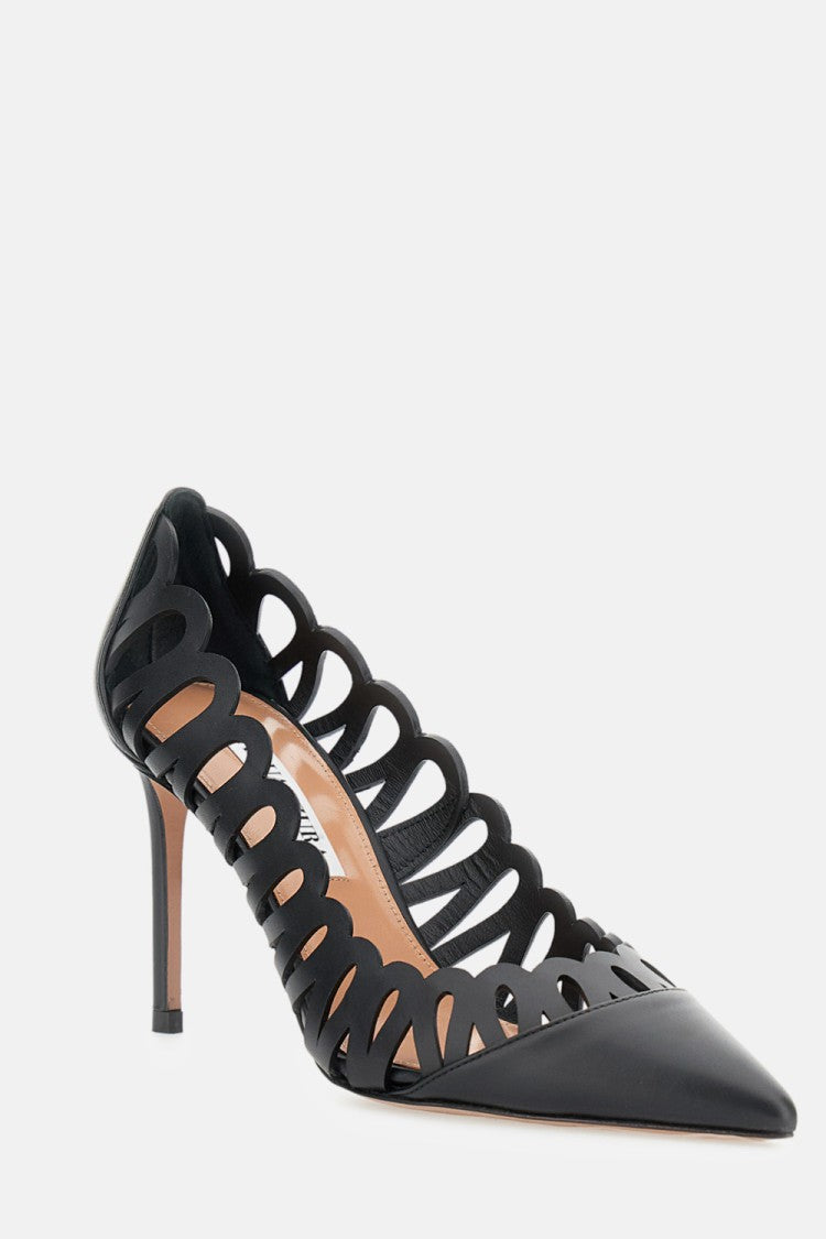 Aquazzura Peep Pump 85