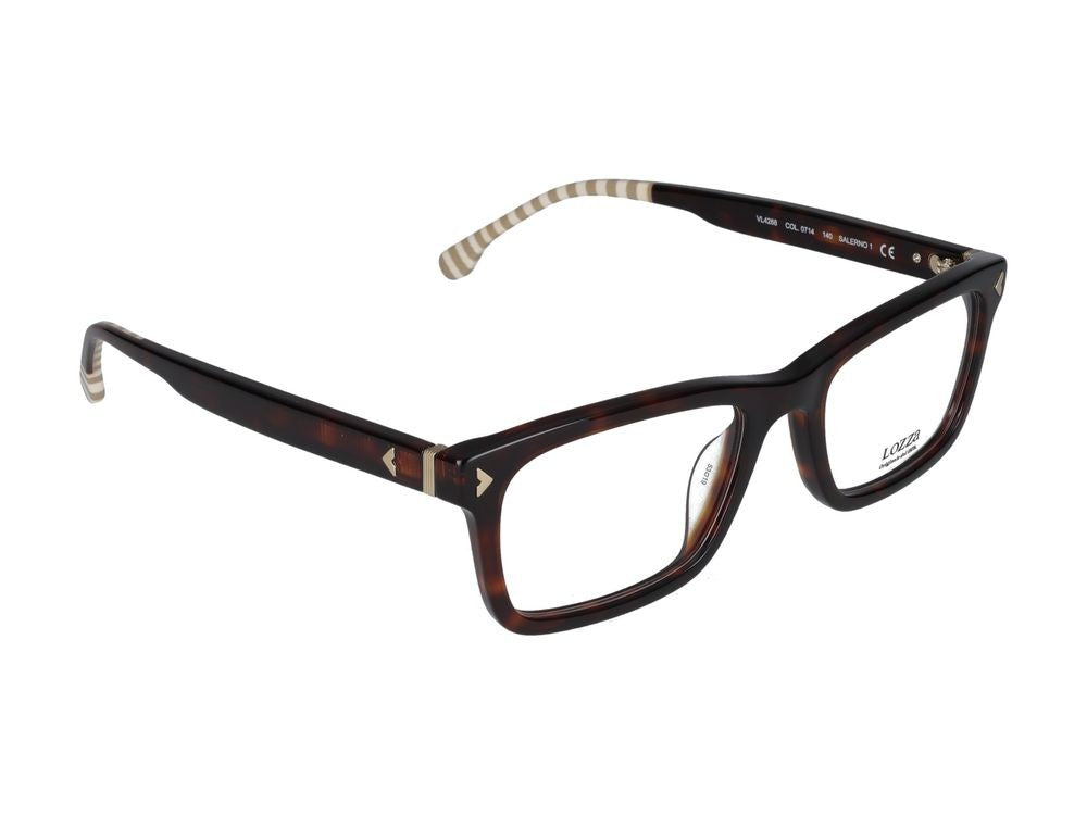 Lozza Eyeglasses Vl4268 0714 Shiny Havana 53/19/140