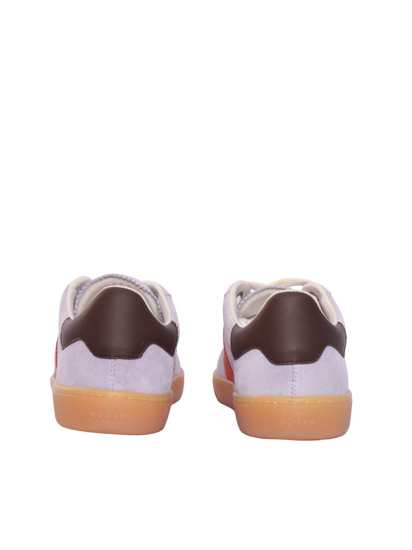 Hogan Lavender Cool Suede Sneakers