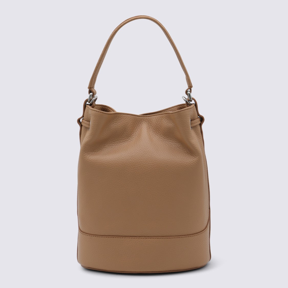 Zanellato Structured Bucket Bag With Distinctive Oval Clasp