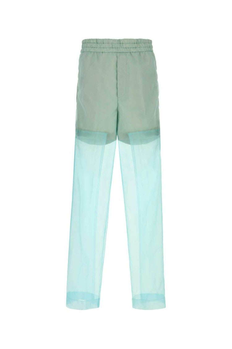 Dries Van Noten Light Blue Organza Pendo Pant
