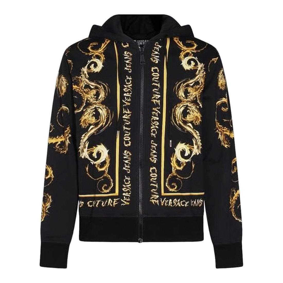Versace Intricate Baroque-Pattern Versace Hoodie