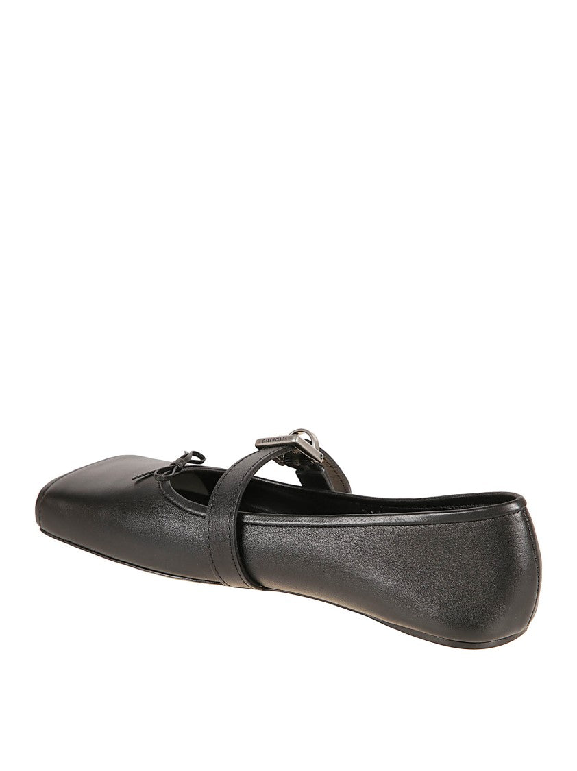 Balenciaga Ballerina Flats With Square Toe