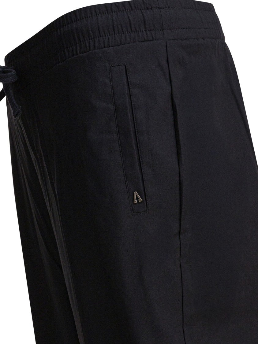 Altum Tailored Black Trousers With Adjustable Drawstring