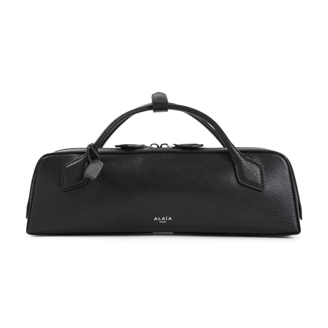 Alaïa Teckel Black Leather Clutch