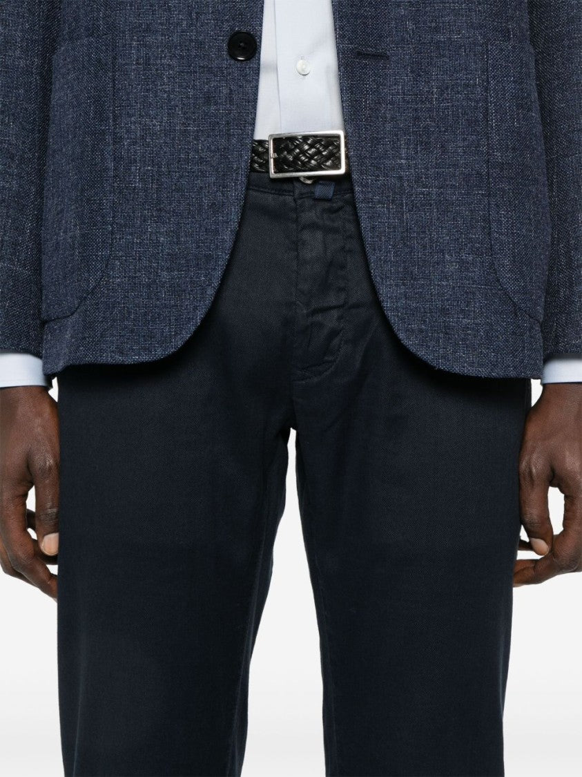 Jacob Cohen Classic Denim Jeans With Button And Zip Closure