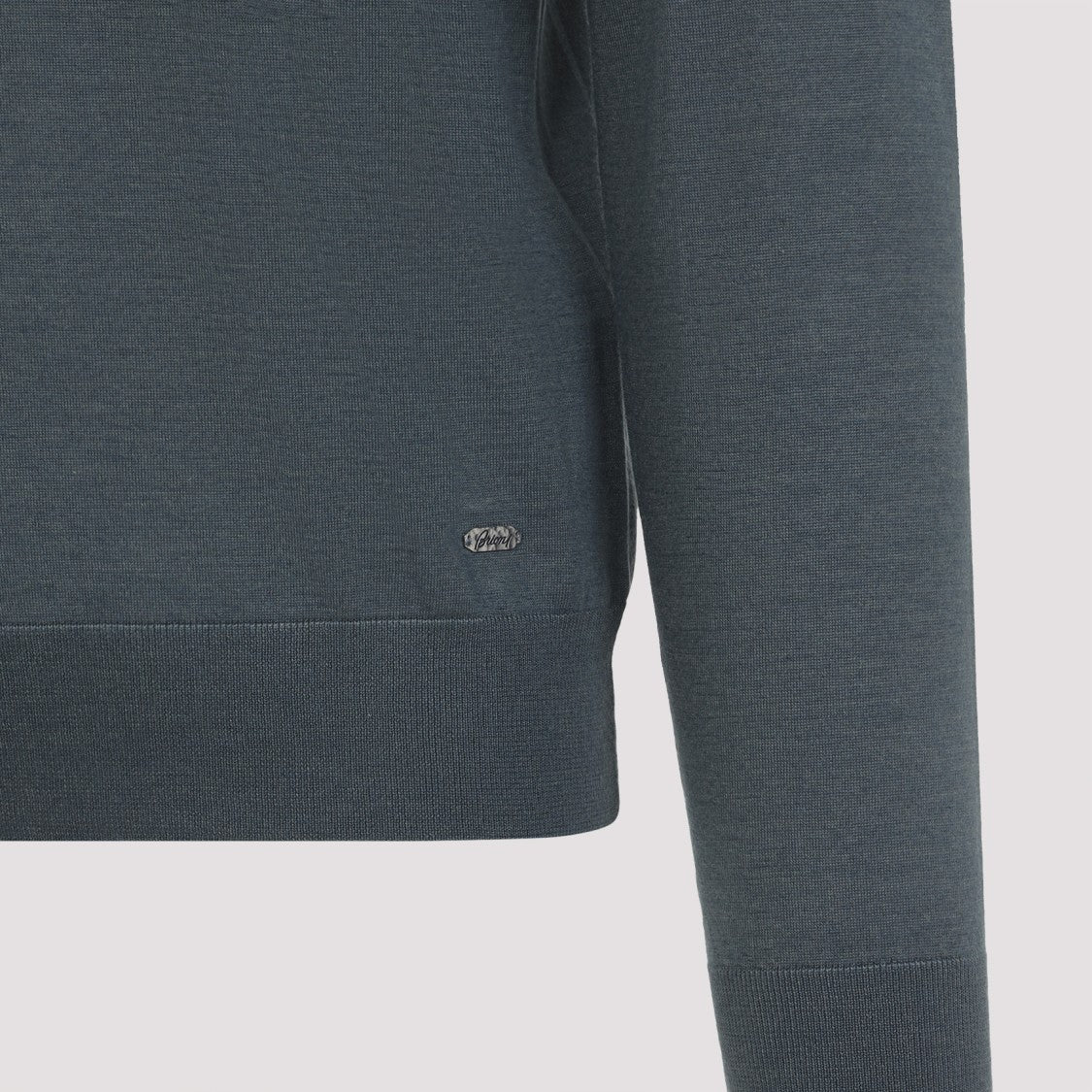 Brioni Green Crewneck Cashmere Sweater