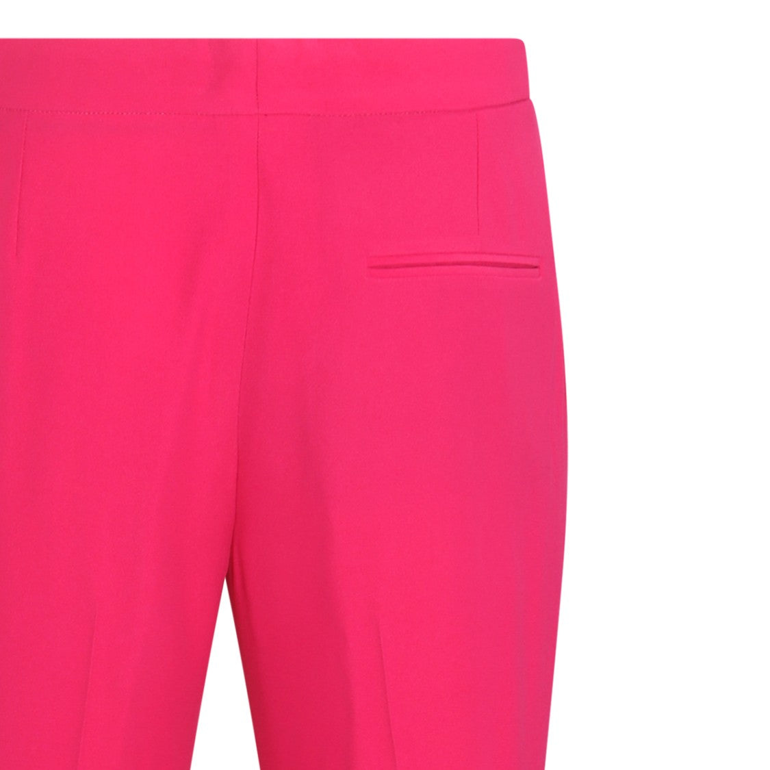 Alexander Mcqueen Orchid Pink Viscose Blend Stretch Trousers With Mid Waist Design