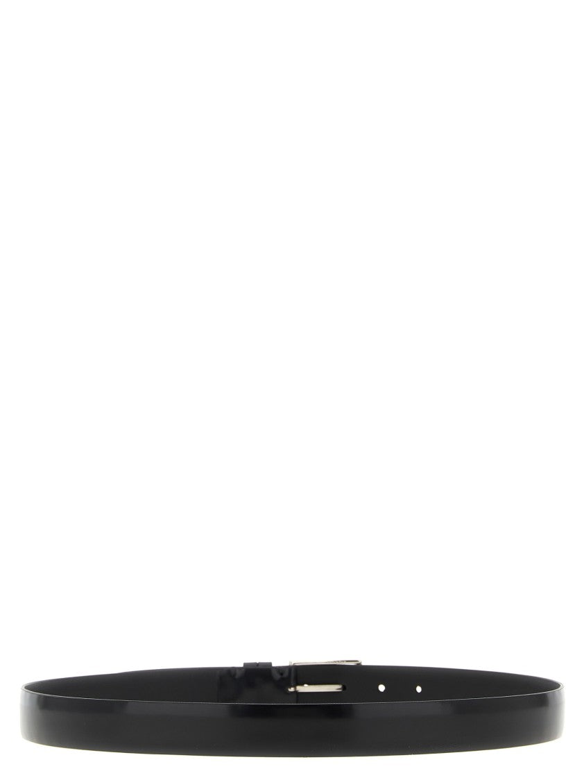 Zerbini Claudio Brushed Black Leather Belt