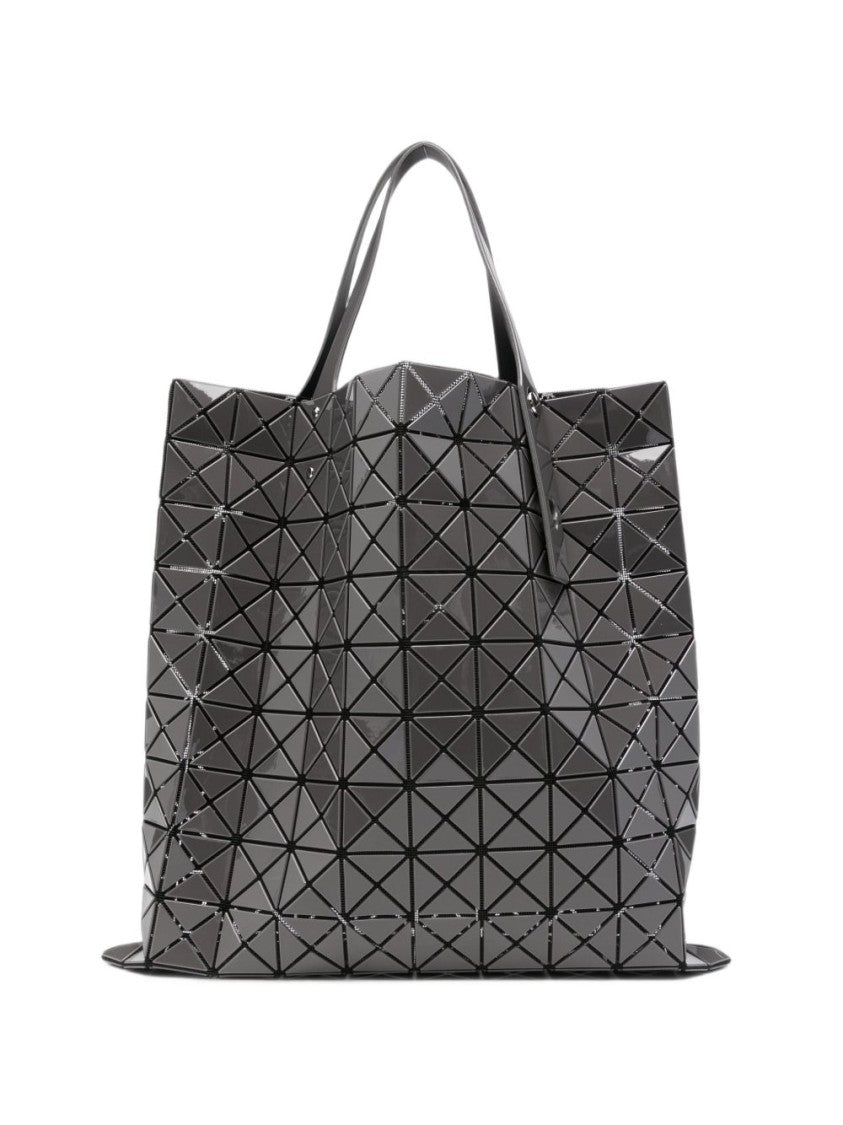 Bao Bao Issey Miyake Glossy Black Triangular Pattern Shoulder Bag