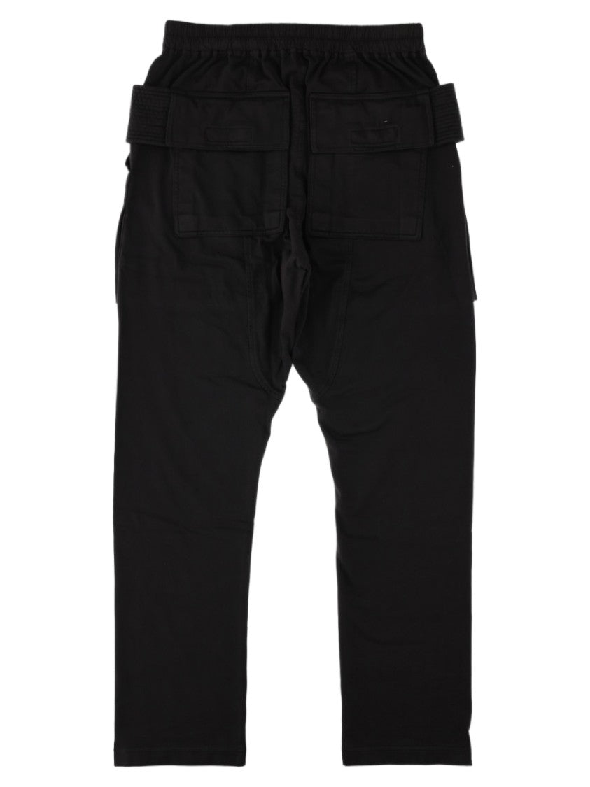 Drkshdw By Rick Owens Relaxed Fit Cropped Cargo Pants With Contrast Drawstring