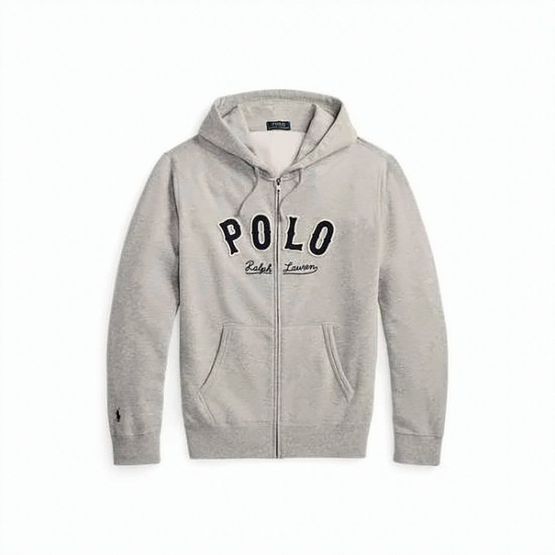 Polo Ralph Lauren Light Grey Zip-Up Hoodie