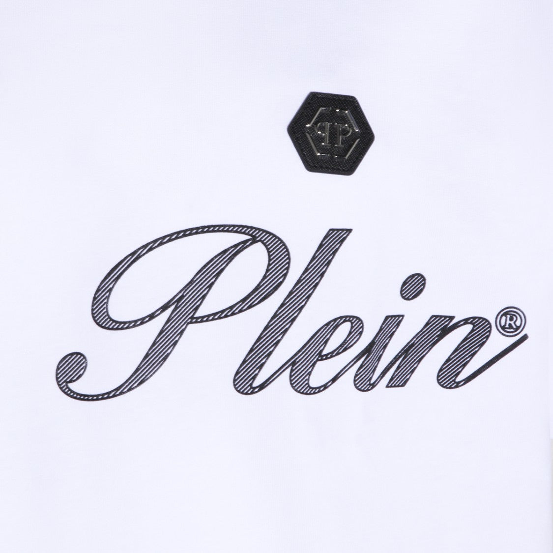 Philipp Plein Plain White Short-Sleeve T-Shirt
