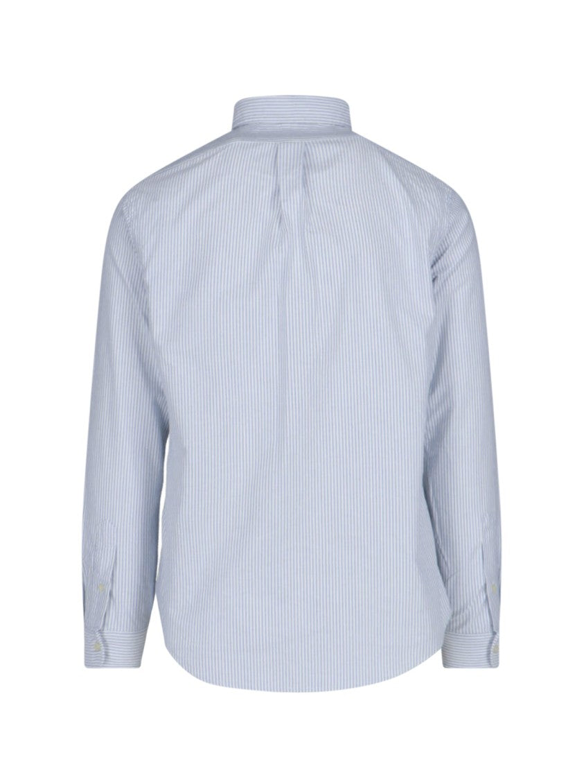 Polo Ralph Lauren Tailored Fit Blue Dress Shirt With Traditional Collar