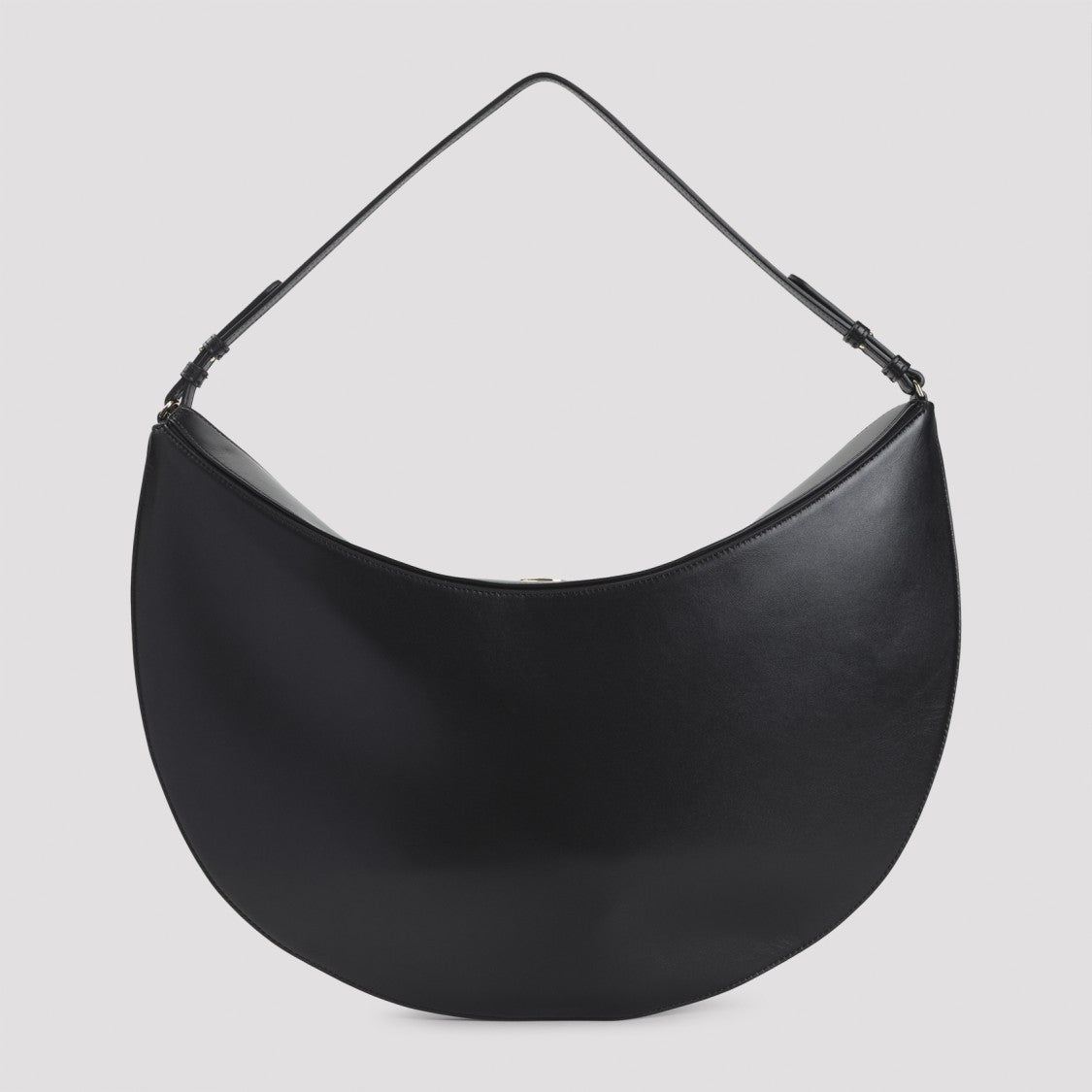 Jacquemus Black Leather Le Calisso Rond Handbag