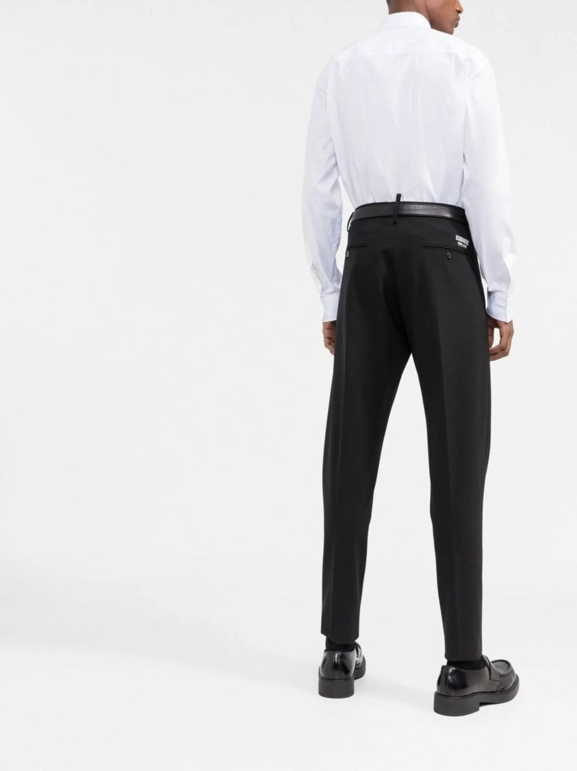 Dsquared2 Relax Dan White Cotton Pointed Shirt