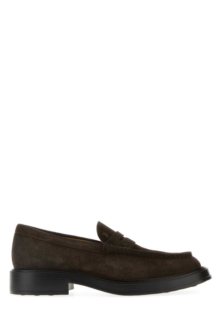 Tod's Brown Suede Loafers