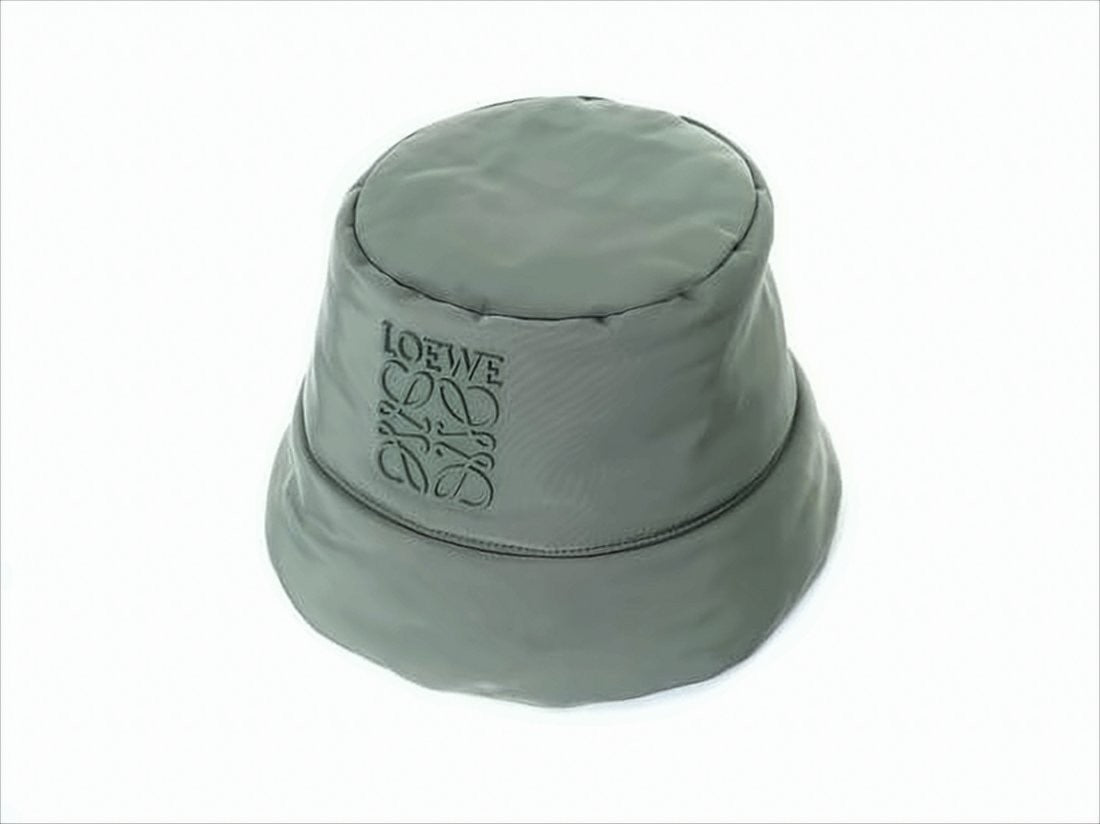 Loewe Nylon Bucket Hat With Tonal Embroidered Logo