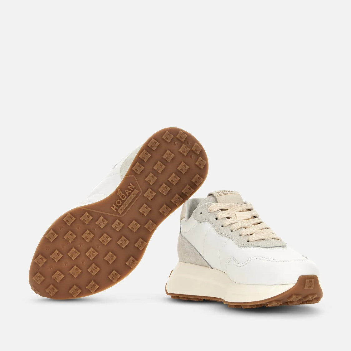 Hogan H641 H Patch Sneakers With Versatile Design