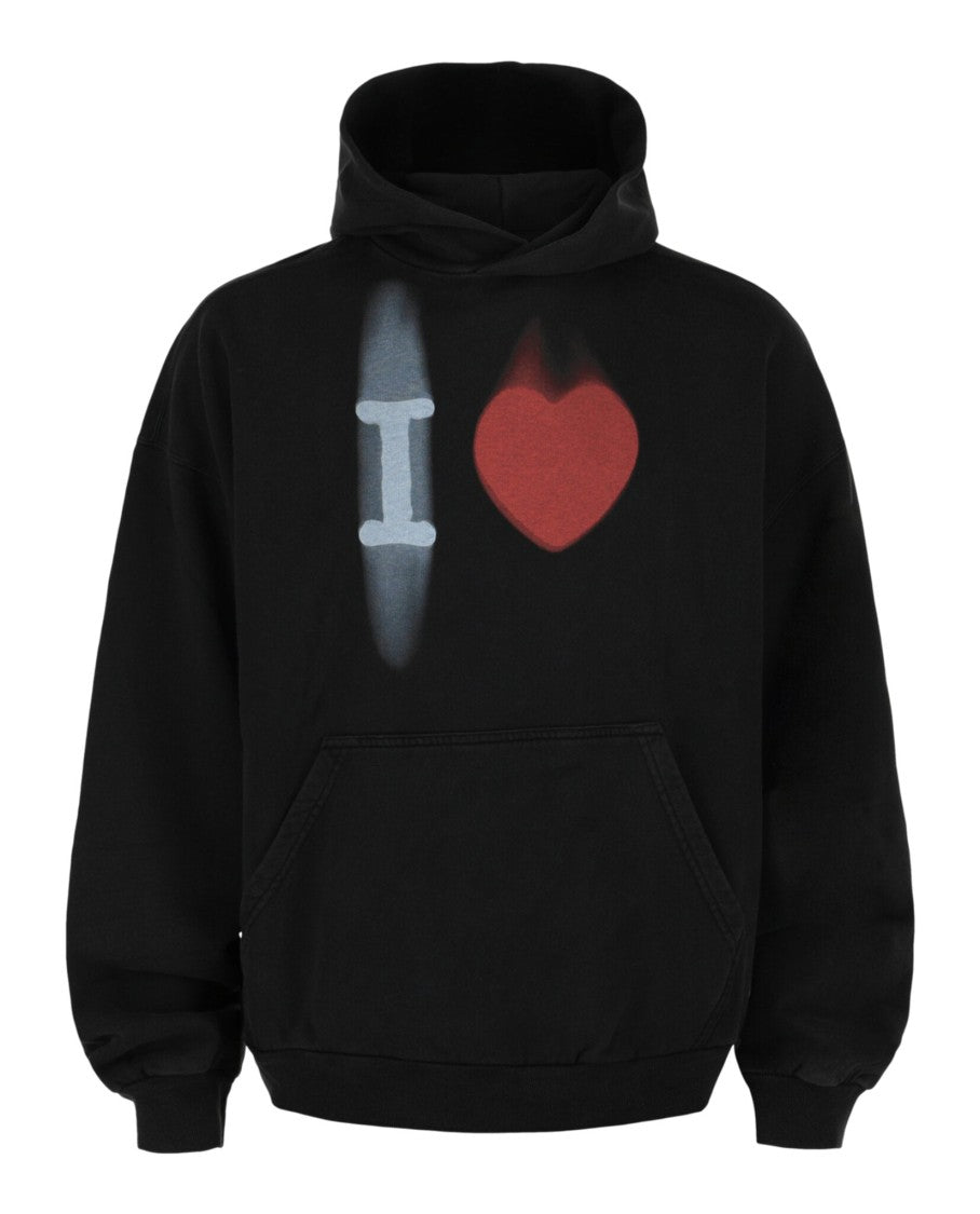 Balenciaga "I Love " Graphic Hoodie