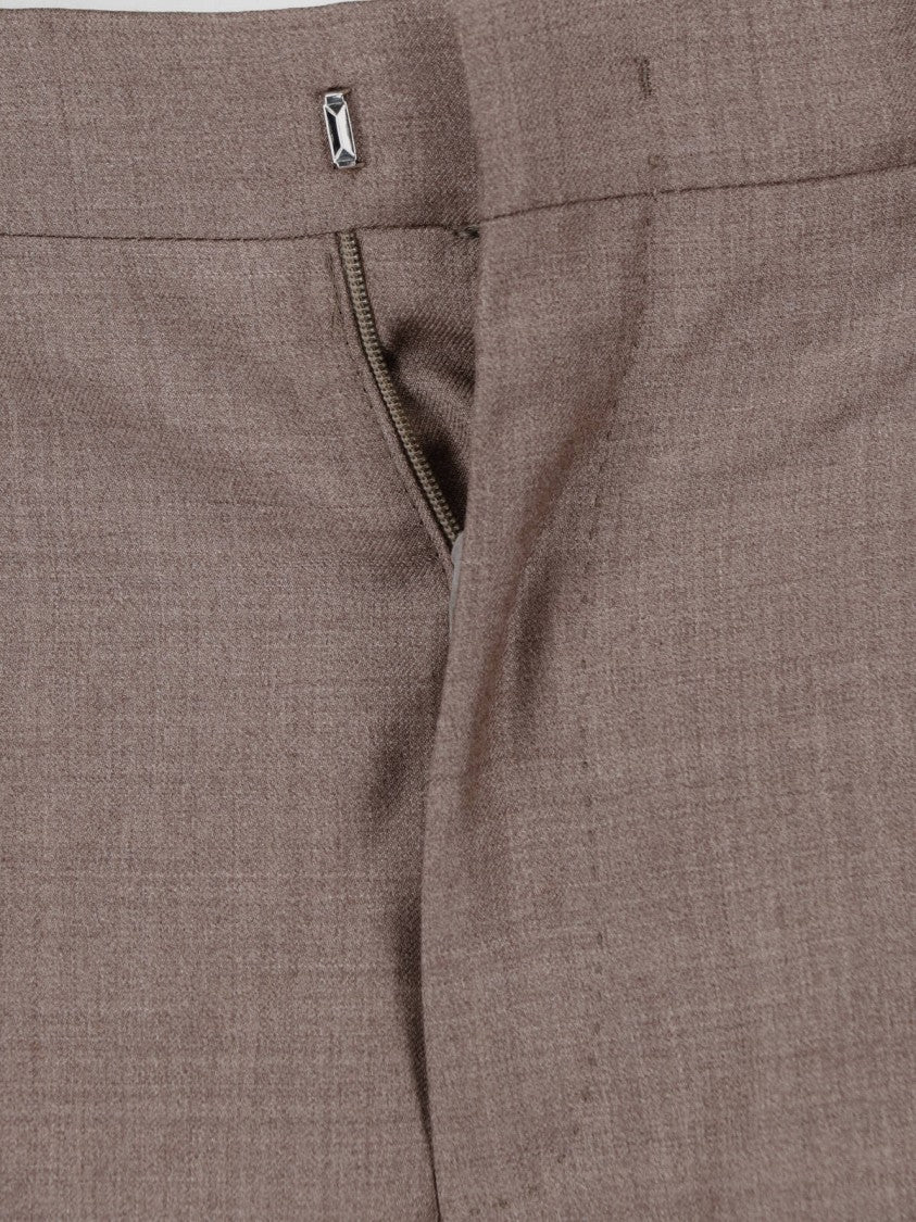 Tagliatore Double-Breasted Virgin Wool Suit With Peaked Lapels