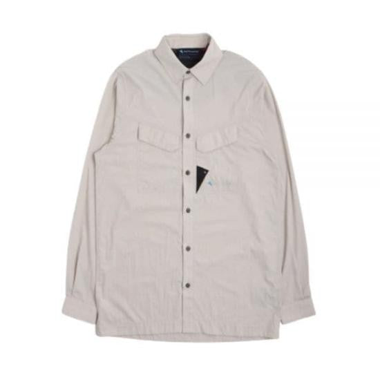 Klattermusen Long-Sleeve Button-Up Shirt With Chest Pockets And Classic Collar