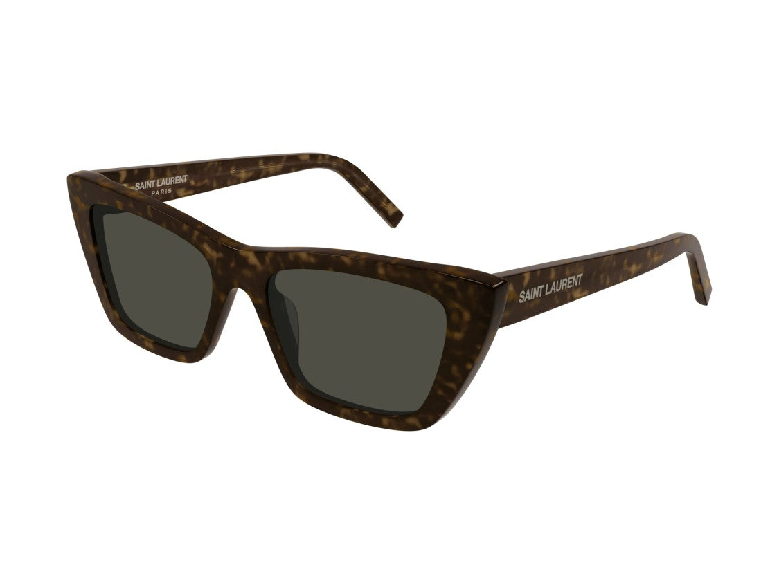Saint Laurent Sl 276 Mica Tortoiseshell Acetate Oversized Square Sunglasses