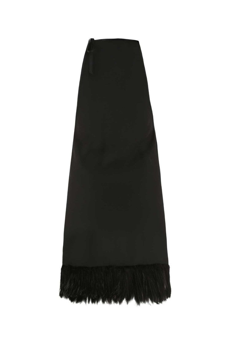Saint Laurent Black Crepe Mini Dress