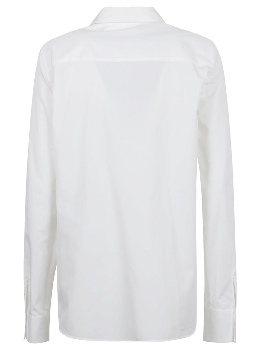 Jil Sander Minimalist Cotton Shirt With Button Closure