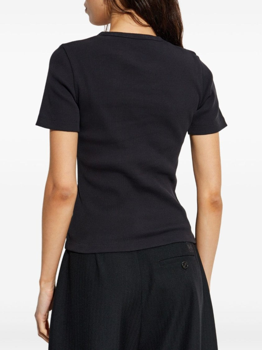 Tory Burch Fitted Crew Neck T-Shirt