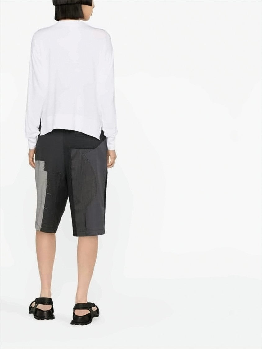 Isabel Marant Relaxed Fit Long-Sleeve Linen Top With Graphic Logo