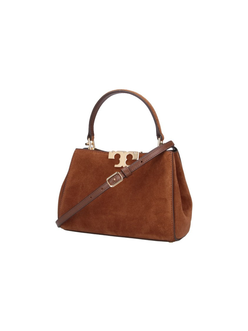Tory Burch Brown Eleanor Mini Suede Bag