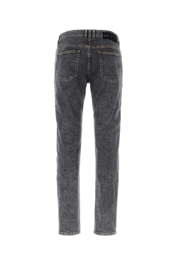 Balmain Classic Straight-Leg Denim Jeans