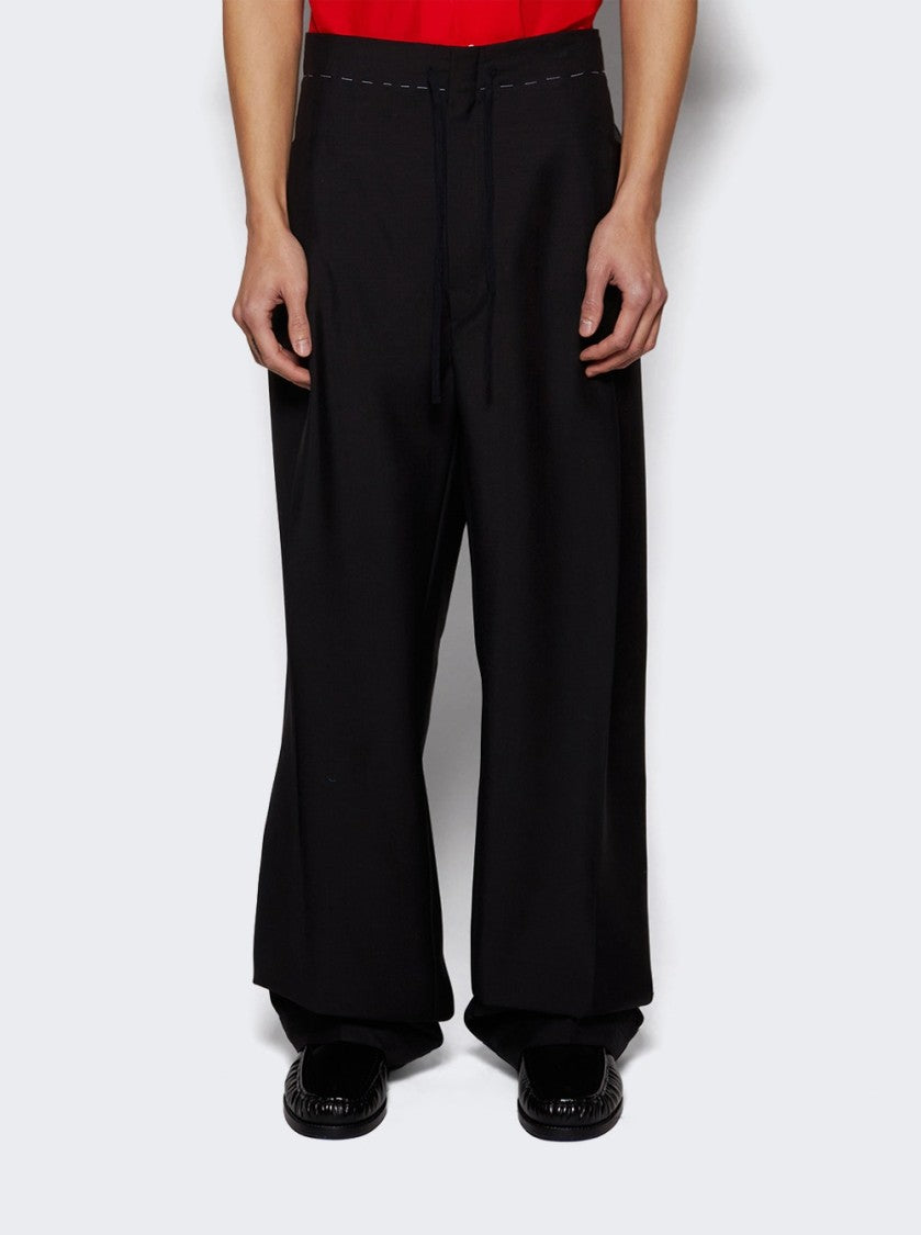Maison Margiela Black Straight Leg Pants