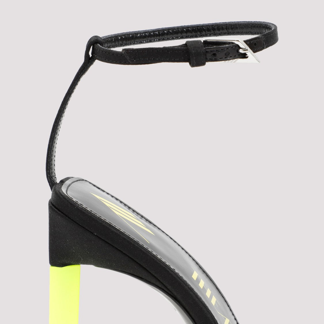 The Attico Black And Yellow Perine Pump