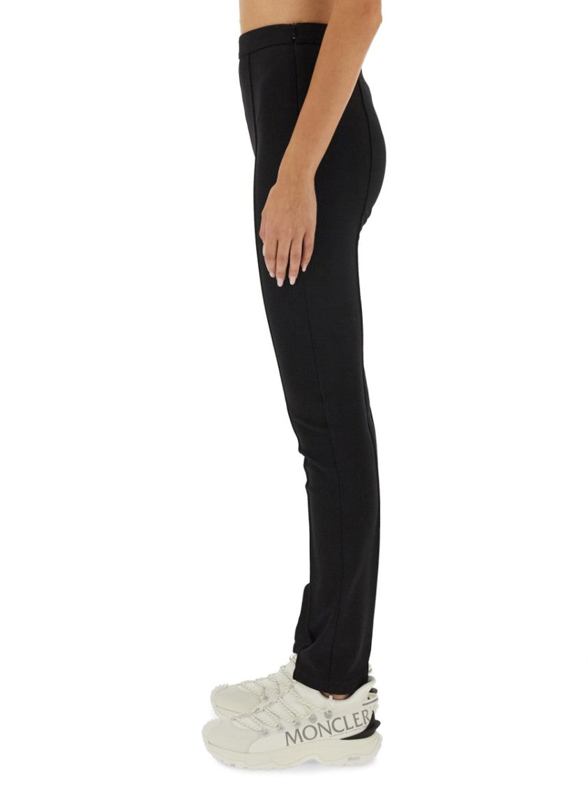 Moncler Slim Fit Pants With Subtle Logo Detail