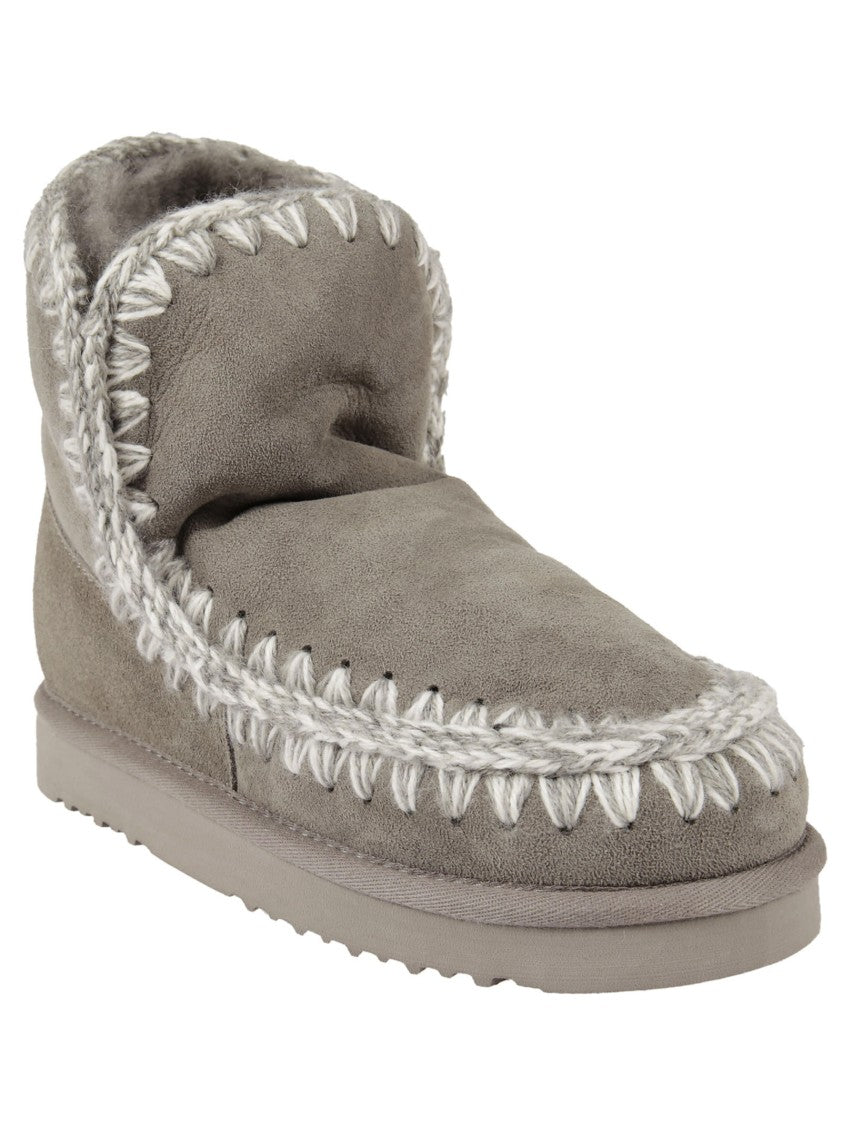 Mou Eskimo 18 Sheepskin Hand-Crocheted Boots