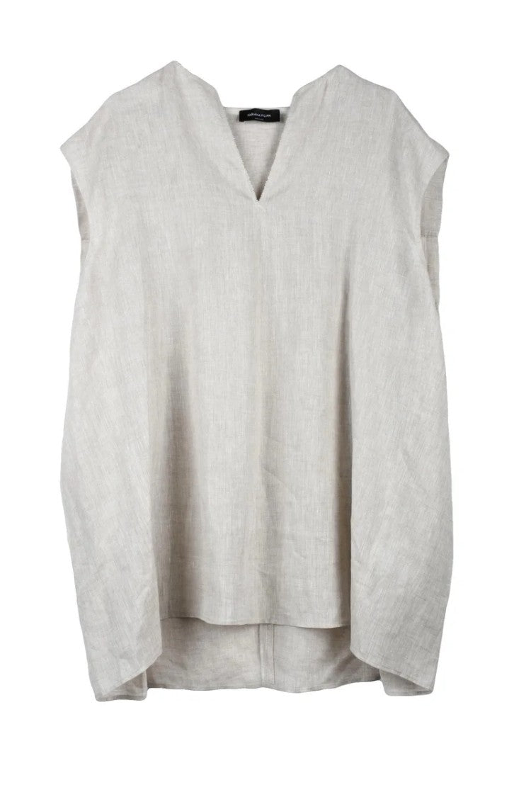 Fabiana Filippi Linen Top - Ecru