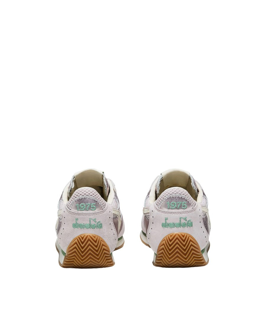 Diadora Stonewash Pigskin Leather Metallic Sneakers