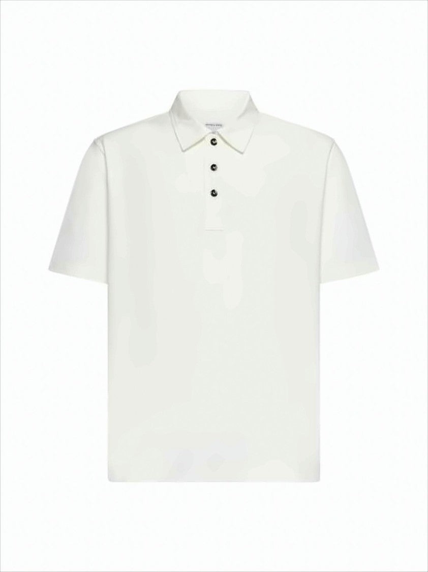 Bottega Veneta Relaxed Fit Polo Shirt With Embroidered Detailing