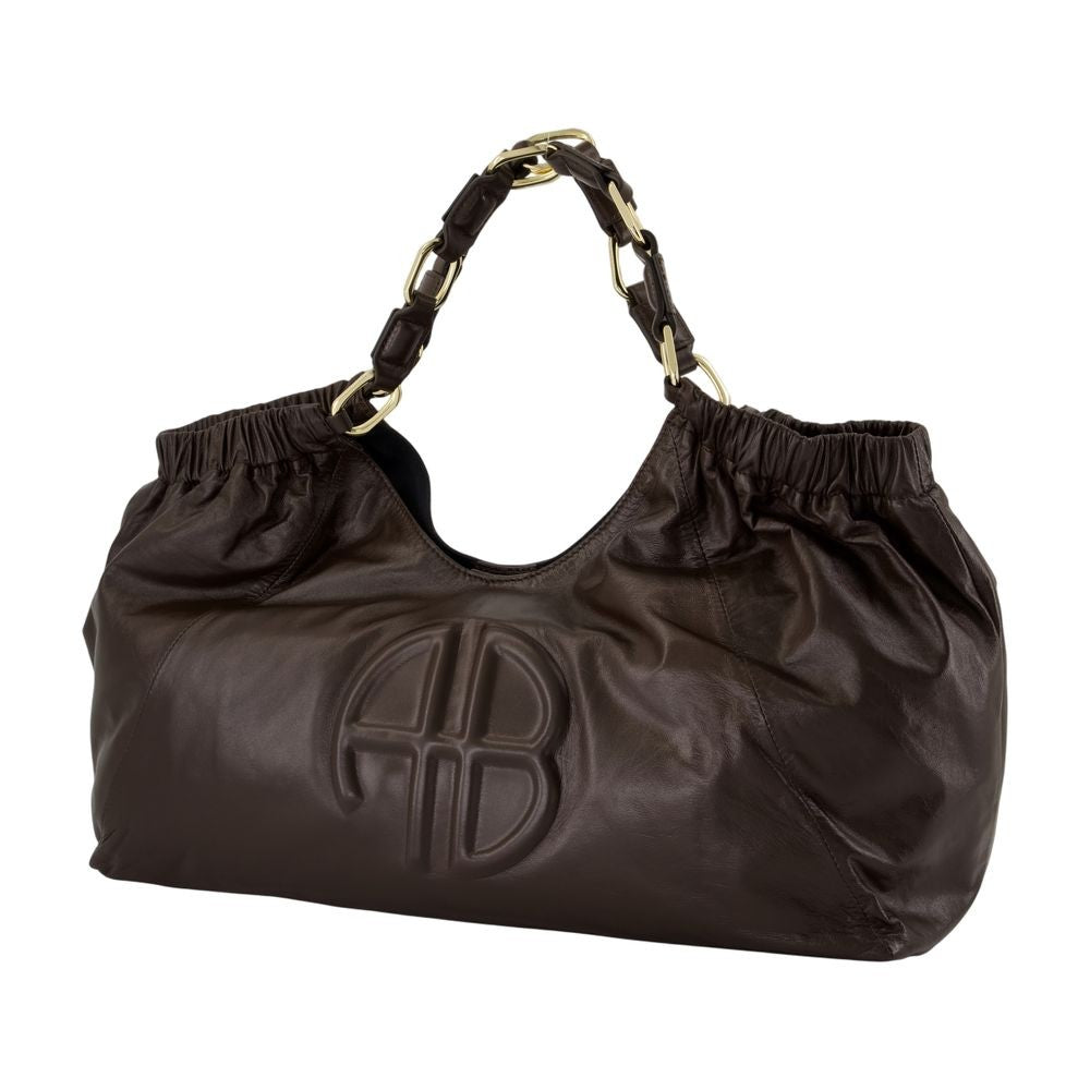 Anine Bing Medium Shopper Bag With Gathered Top Edge