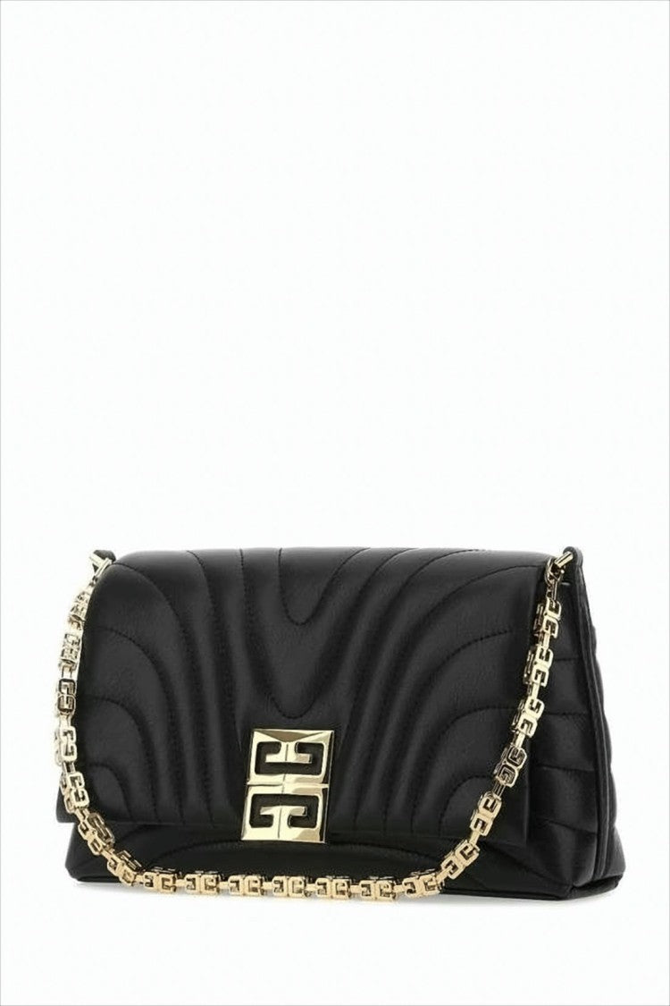 Givenchy Quilted Calf Leather Shoulder Bag With Gold Chain Strap