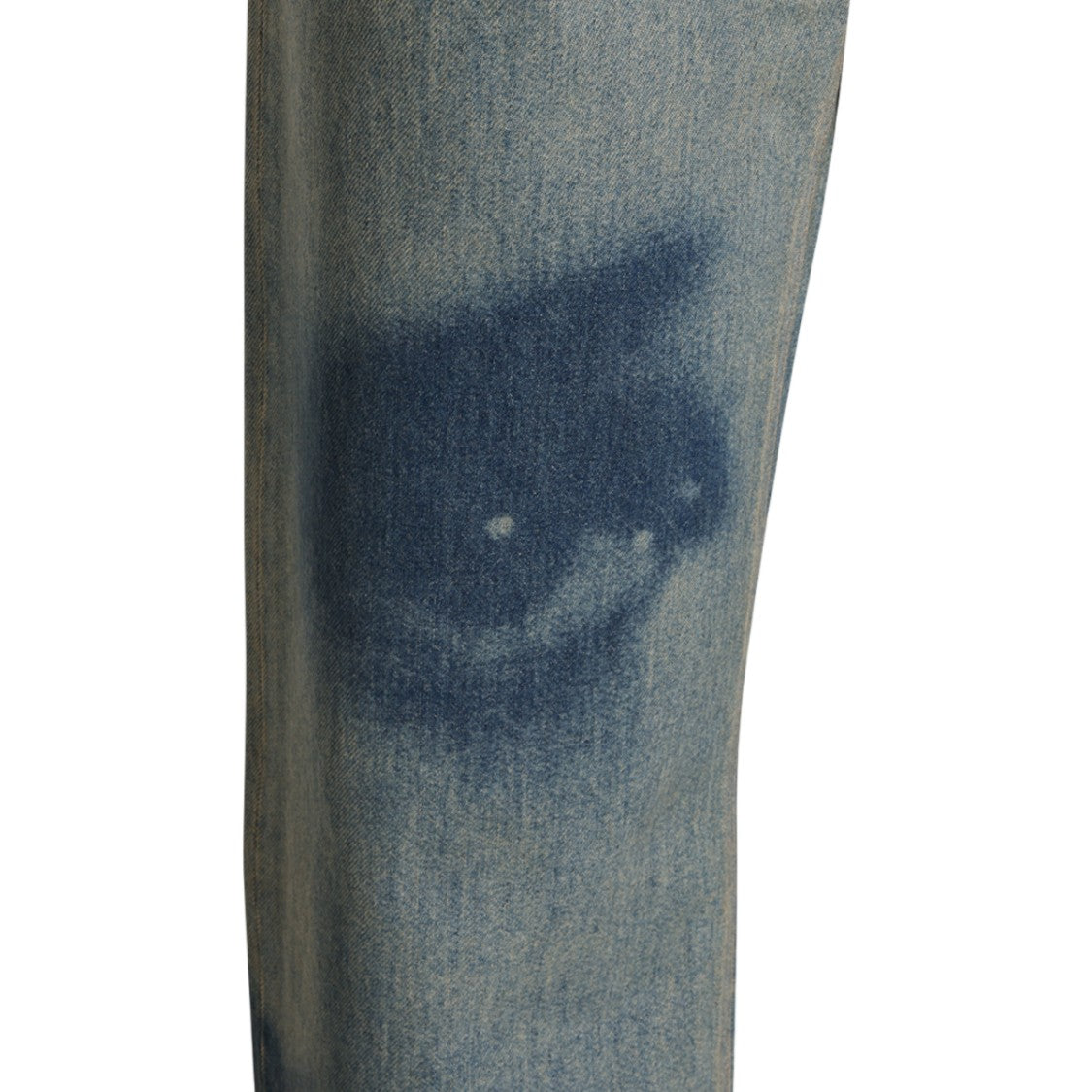 Jean Paul Gaultier Artistic Eye Motif Straight-Leg Jeans