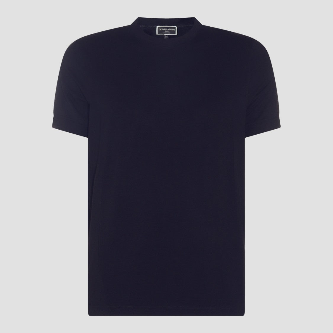 Giorgio Armani Short-Sleeve Navy Blue T-Shirt