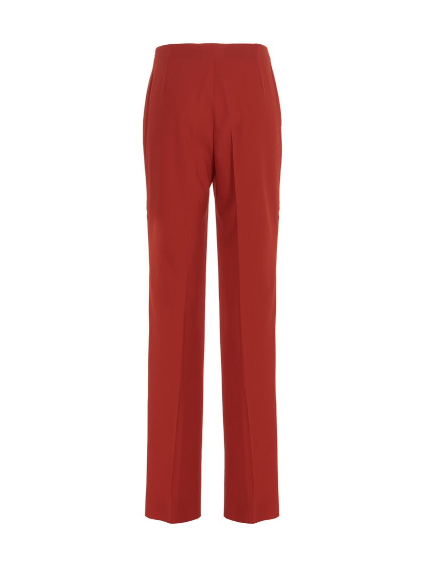 Ferragamo Straight Pants With Pleat