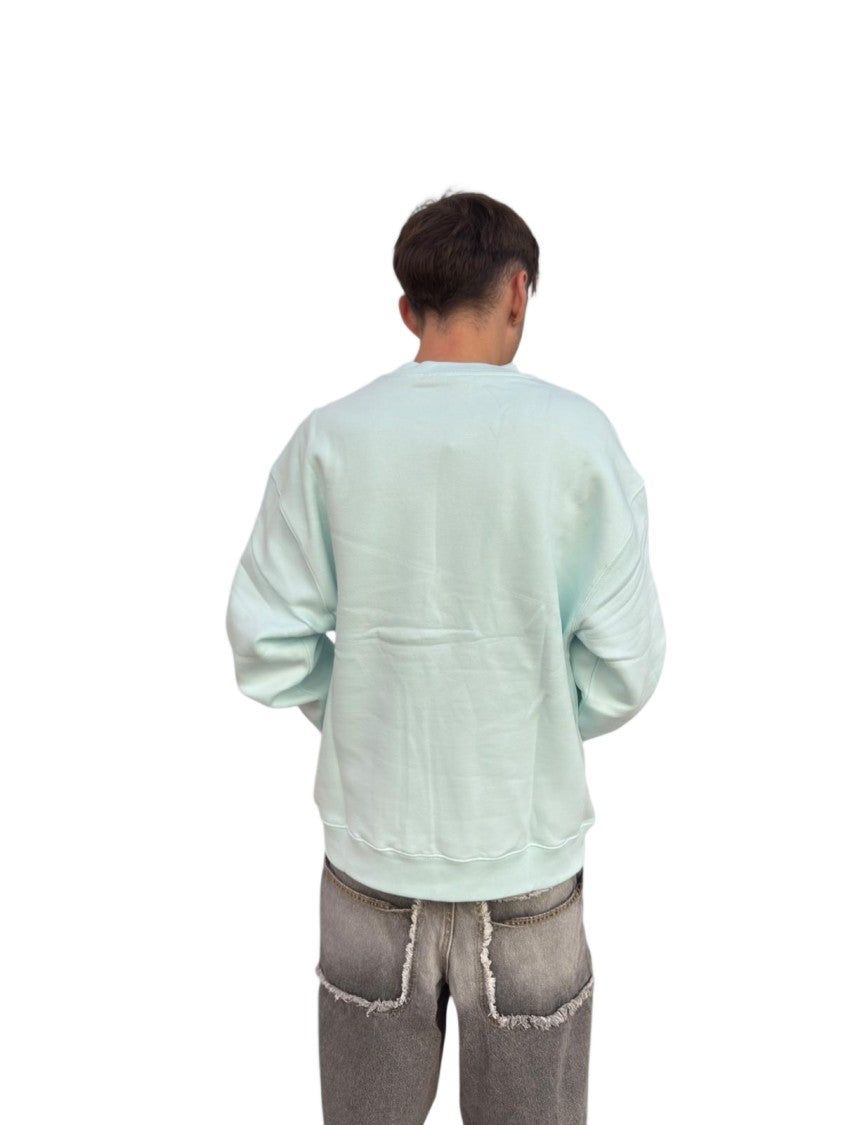 Jacquemus Organic Cotton Fleece Sweatshirt With Gros-Grain Logo