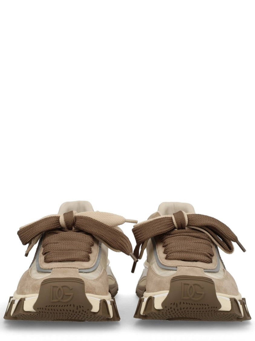 Dolce & Gabbana Chocolate Brown Dg Country Road Chunky Sneakers