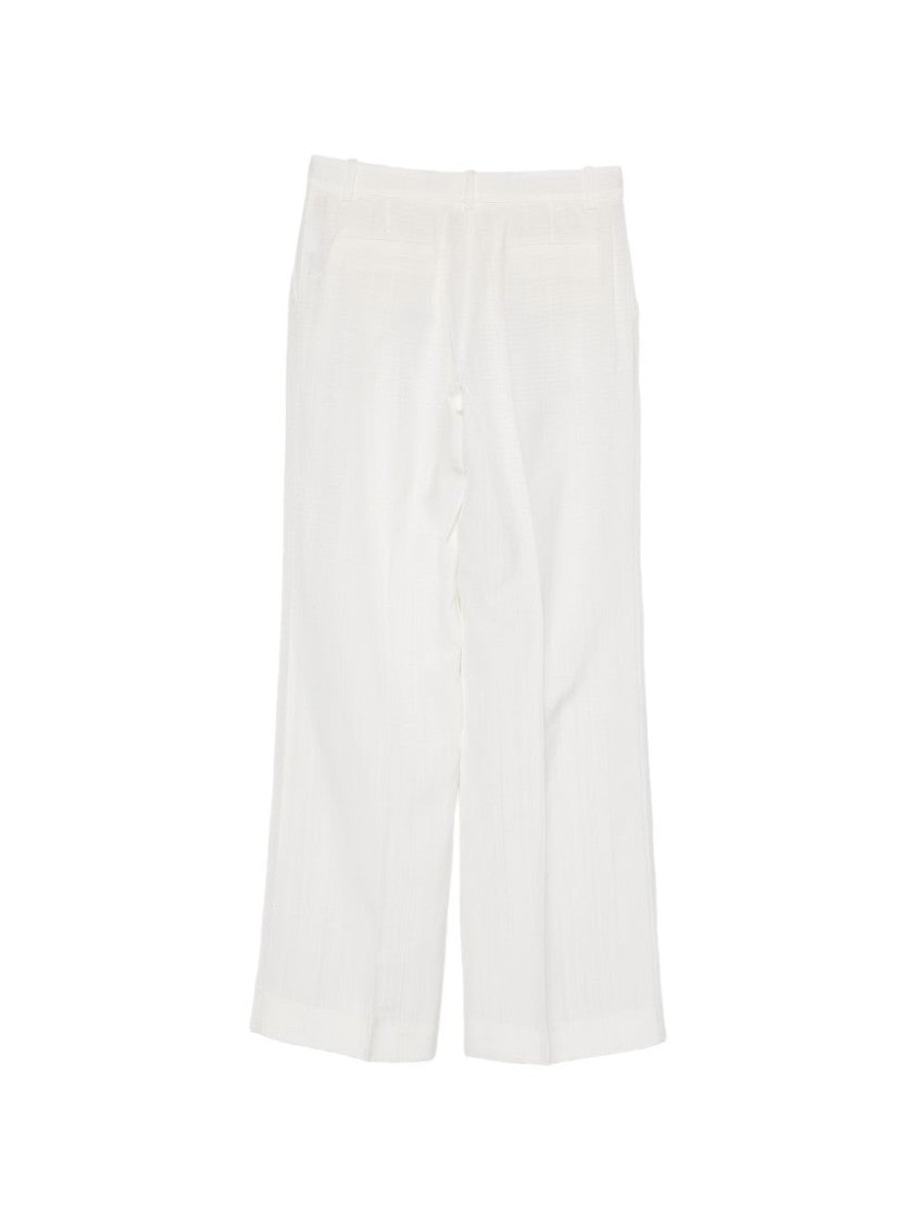 Parosh Cropped Wide-Leg Trousers With Minimalist Design