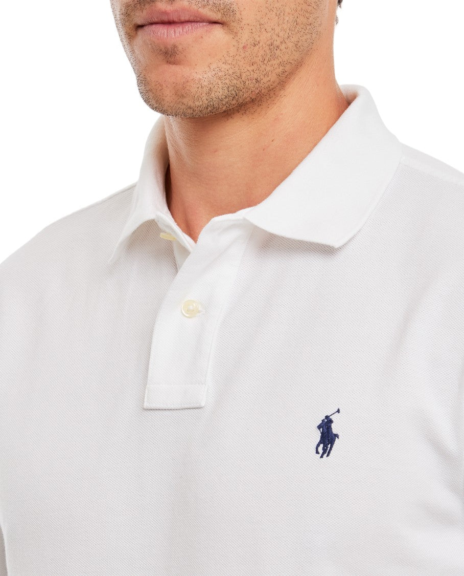 Polo Ralph Lauren Ribbed Polo Shirt With Two-Button Closure