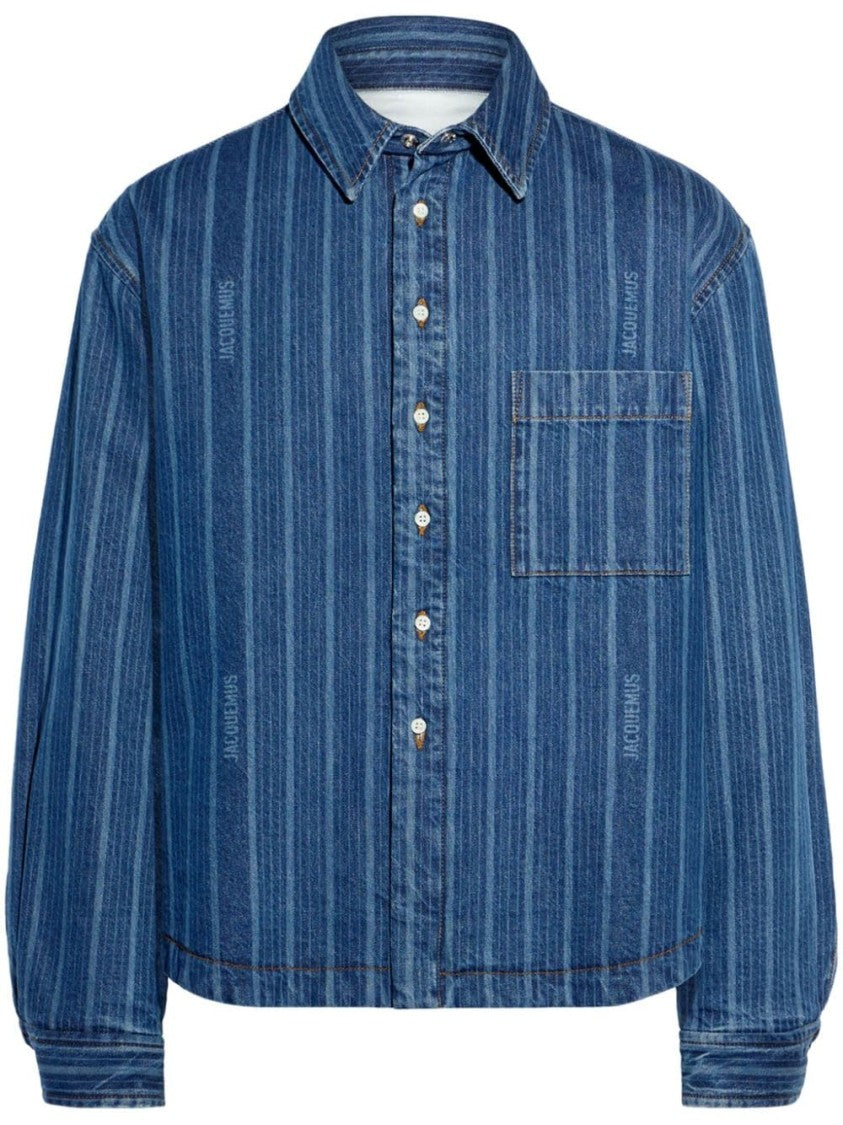 Jacquemus Light Blue Le Chemise Boulanger Shirt